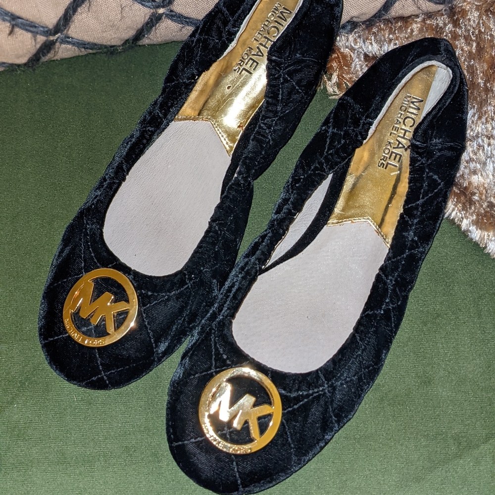 Michael Kors Velvet Flats
